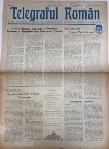 Telegraful roman, nr. 41-42, 15 octombrie-1 noiembrie 1983. Foaie religioasa editata de Arhiepiscopia Ortodoxa Romana a Sibiului