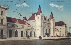 Timisoara. Gara Domnita Elena (circulata 1926) - Img 1