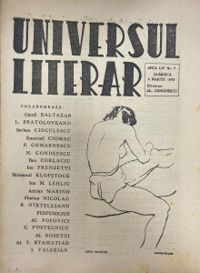 Universul Literar, anul LIV, nr. 7, 4 martie 1945