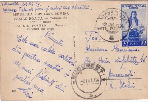 Vasile Roaita. Colonie de copii la mare (circulata 1954) - Img 2