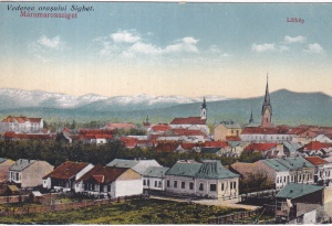 Vederea orasului Sighet. Panorama (circa 1915, necirculata)
