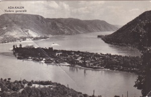 Ada-Kaleh. Vedere generala (circulata 1960)