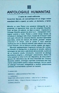 Antologie Platoniciana. Miturile lui Platon - Img 2
