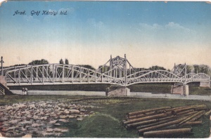 Arad. Podul Contele Karolyi (circa 1910, necirculata)