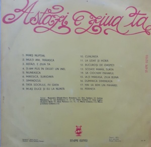 Astazi e ziua ta (Melodii pentru ceremonii) - Img 2
