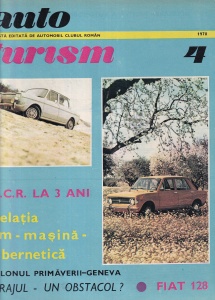 Autoturism. Revista editata de Automobil Clubul Roman, nr. 4, 1970