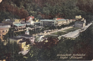 Baile Herculane / Herkulesfurdo. Kozpont (circulata 1912)