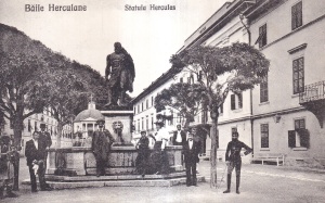 Baile Herculane. Statuia Hercules (necirculata)