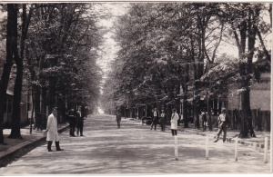 Braila. Oameni pe Alee (necirculata)