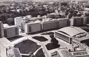 Bucuresti - Constructii noi in piata Palatului R.P.R