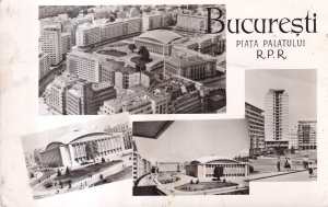 Bucuresti. Piata Palatului R. P. R. (circulata 1963)