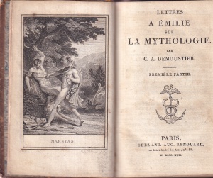 C. A. Demoustier - Lettres a Emilie sur la mythologie, 2 volume Coligate (1817)