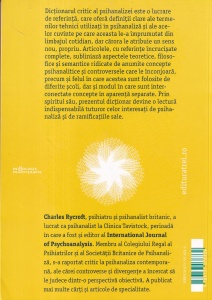 Charles Rycroft - Dictionar critic de psihanaliza - Img 2