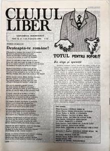 Clujul Liber, nr. 1(3), 6 ianuarie 1990