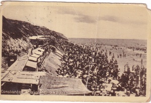 Constanta. Plaja Trei papuci (circulata 1930)