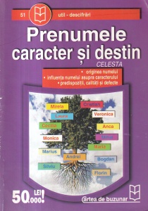 Coordonator Cecilia Caragea - Prenumele caracter si destin