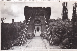 Craiova. Parcul Romanescu, Podul suspendat (necirculata)