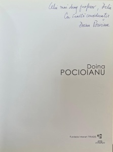 Doina Pocioianu (cu autograful si dedicatia autorului)