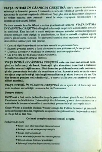 Ed Wheat, Gaye Wheat - Viata intima in casnicia crestina. Tehnica raporturilor sexuale si implinirea sexuala in casnicia crestina - Img 2