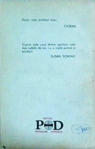 Emil Cioran - Sfarsitul care incepe - Img 2