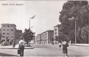 Galati. Pe str. Republicii (circulata)