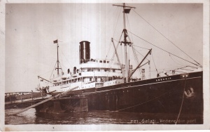 Galati. Vedere din port (circulata 1930)