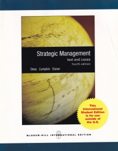 Gregory G.Dess - Strategic Management