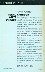 Hamilton Fish - Pearl Harbour Yalta Europa - Img 2