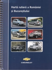 Harta rutiera a Romaniei si Bucurestiului