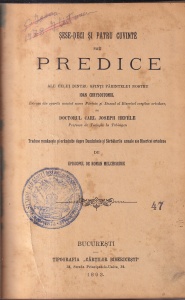 Ioan Chrysostomul - Sese-deci si patru cuvinte sau predice. Traduse in romaneste de Episcopul de Roman, Melchisedek (1893)