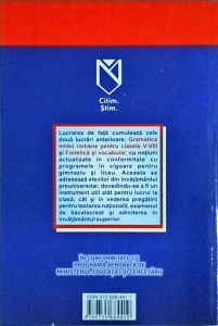 Ioan Popa, Marinela Popa - Limba romana pentru gimnaziu, liceu, bacalaureat si admitere in facultate. Gramatica, fonetica, vocabular - Img 2