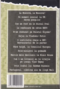 Ion Cristoiu - In vesta, printre fracuri. Note de calatorie satirice din strainatate - Img 2