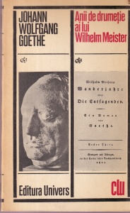 Johann Wolfgang Goethe - Anii de drumetie ai lui Wilhelm Meister