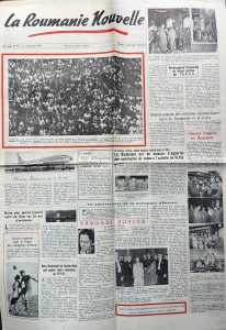 La Roumanie Nouvelle, nr. 191, 1 septembre 1956