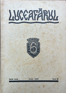 Luceafarul. Revista lunara de literatura, arta si cultura generala, nr. 6, iunie 1943