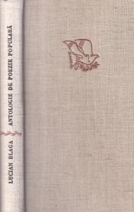 Lucian Blaga - Antologie de poezie populara