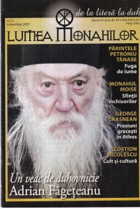 Lumea Monahilor, nr. 5, noiembrie 2007