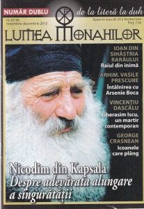 Lumea Monahilor, nr. 65-66, noiembrie-decembrie 2012