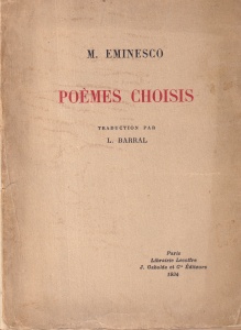 M. Eminesco - Poemes choisis. Traduction par L. Barral (1934)