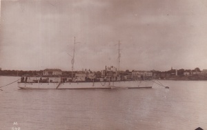Mangalia. Port. Canoniera Slt. Ghiculescu (scrisa 1937)