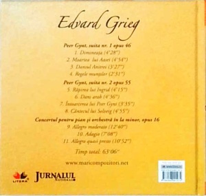 Mari compozitori, volumul 14: Eduard Grieg (cu CD) - Img 2