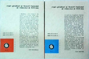 Mari ganditori si filosofi francezi ai veacului al 19-lea, 2 volume - Img 2