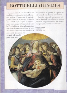 Mari pictori. Viata, sursele de inspiratie si opera. Sandro Botticelli, nr. 41