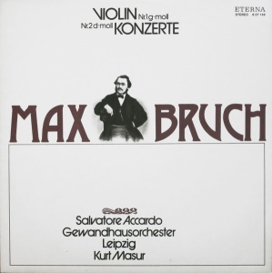 Max Bruch, Salvatore Accardo, Gewandhausorchester Leipzig, Kurt Masur – Violinkonzerte nr. 1 G-moll. Nr. 2 D-moll