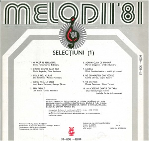 Melodii 1981 - Selectiuni - Img 2