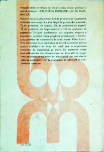 Mihai Cocuz - Culegere de probleme de matematica - Img 2