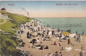 Movila. Splendida plaja dela Movila (circulata 1926)