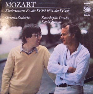 Mozart, Christian Zacharias, Staatskapelle Dresden, David Zinman – Klavierkonzert Es-dur KV 482 and A-dur KV 488