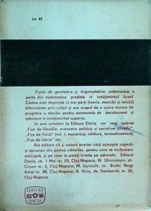 N. Ghircoiasiu, M. Iasinschi, A. Viciu - Fise de geometrie si trigonometrie pentru elevi si studenti de licee - Img 2