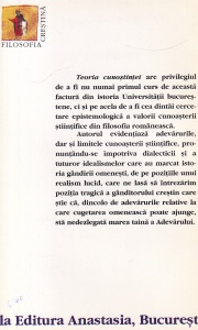 Nae Ionescu - Teoria cunostintei - Img 2